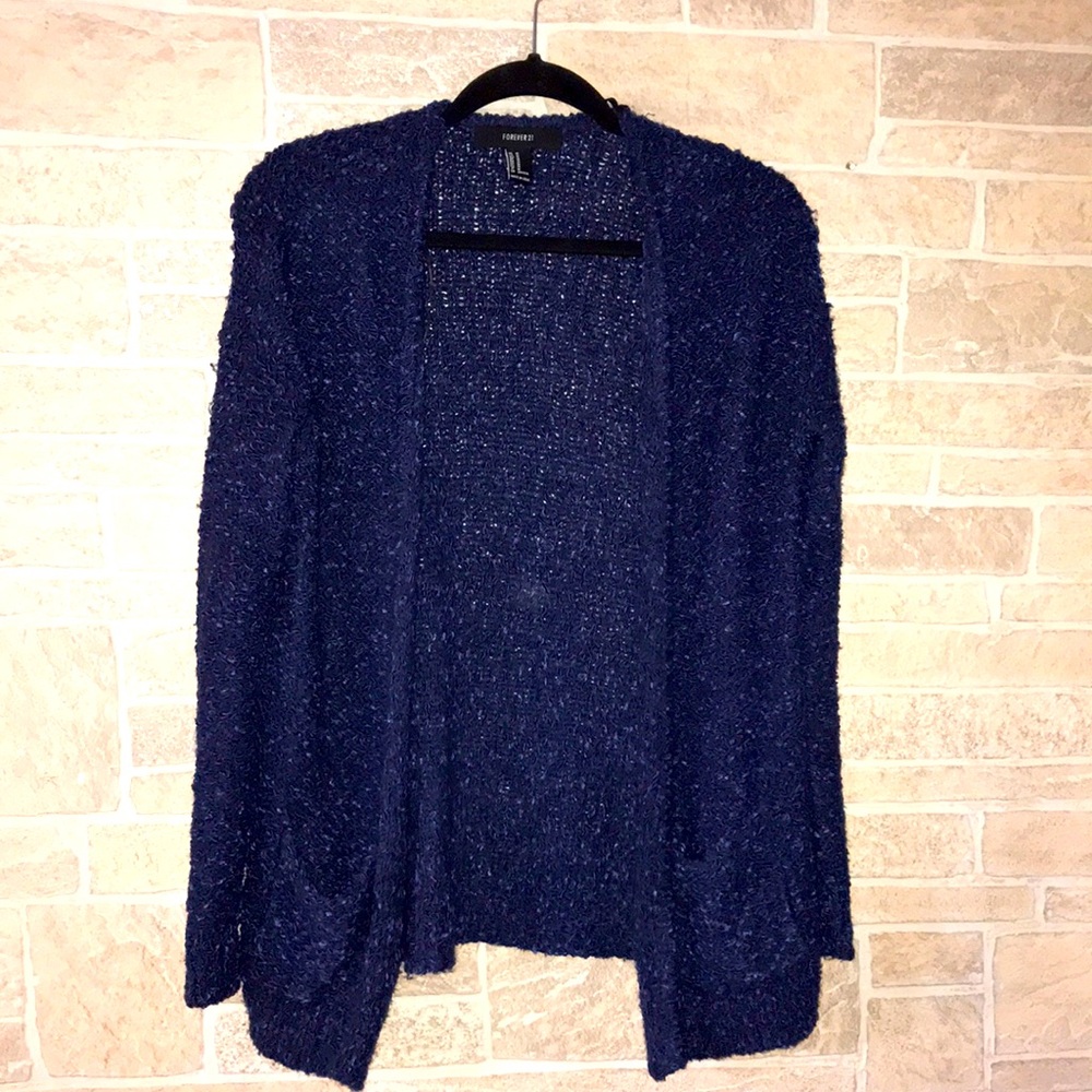 ✅Forever 21 Open Cardigan with front pockets